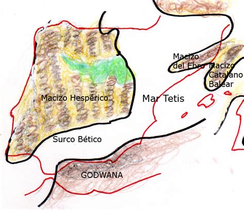 Lazos en el tiempo Mapas evolución geológica tema 1