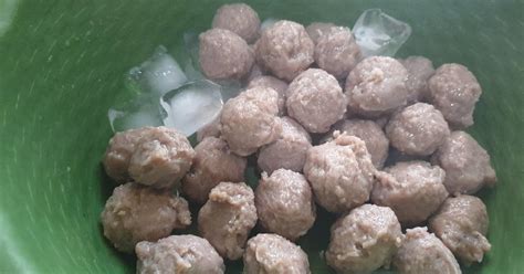 Resep Pentol Bakso Daging Sapi Homemade Dan Cukup Kenyal Oleh Roshinta