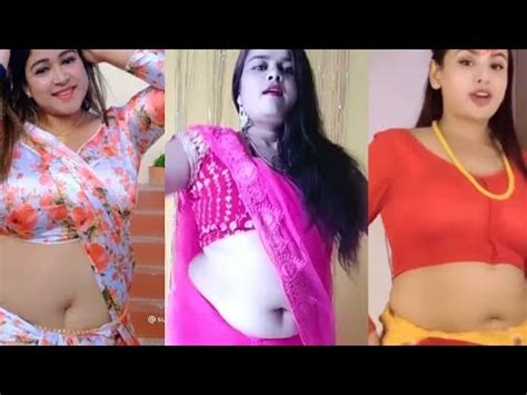 Aunty Saree Dance Tiktok Viral Bhabi Mallu Vertical Video Hot