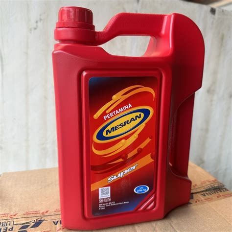 Jual 74 BTL MESRAN SUPER 4L 20W 50 PERTAMINA OLI MOBIL SAE 4000ML 4000