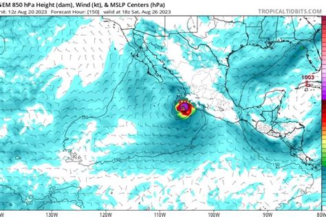 Cuándo llegará el Ciclón Tropical Irwin a México