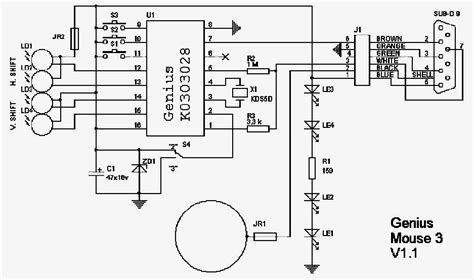 Ps Mouse Schematic Pinout Wiring Hp Ps Working