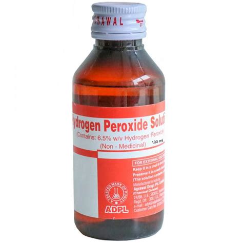 Buy Hydrogen Peroxide 65 Agrawal Solution 100 Ml Online At Best