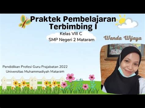 Praktik Pembelajaran Terbimbing Siklus Kelas Viii Smpn Mataram