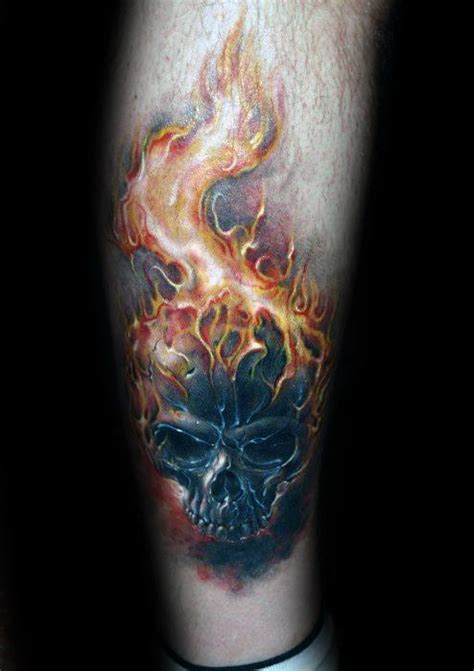 Amazing Ghost Rider Tattoo Designs For Men