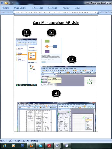 Mencoba Menjadi Yg Terbaik Cara Menggunakan Ms Visio