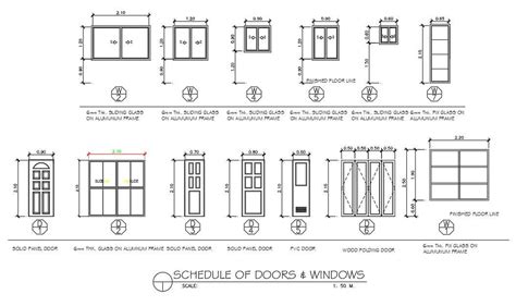 Door Schedule Template Autocad