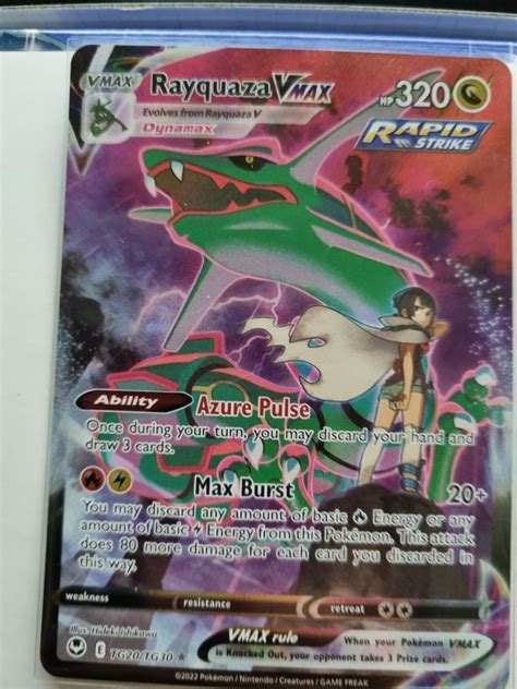 Silver Tempest Rayquaza Vmax Tg Hobbies Toys Toys Games On