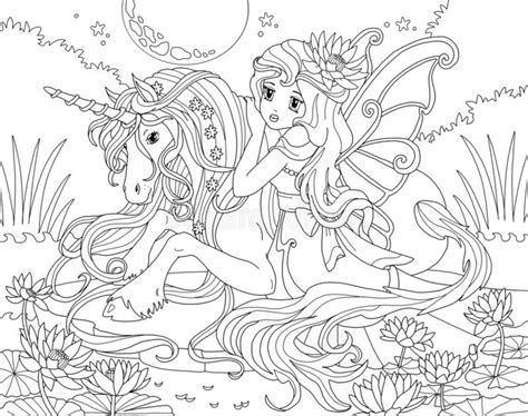 Coloriage Licorne Princesse