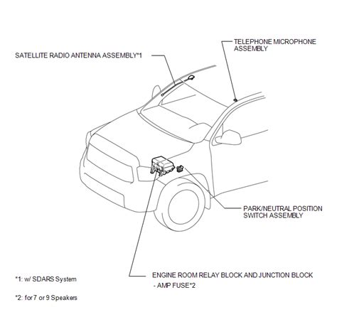 Toyota Tundra Service Manual Parts Location Audio And Visual System