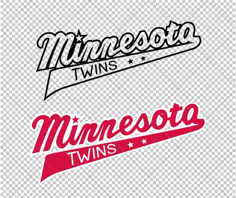 Minnesota Twins Wordmark 1961 Svg Dxf Eps Png Svgshopart