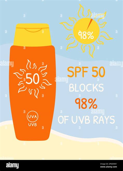 Sunscreen Bottles With Spf 50 That Blocks Uvb Rays Sunscreen