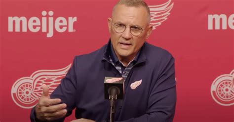 Steve Yzerman Gives Updates On Moritz Seider Lucas Raymond Patrick