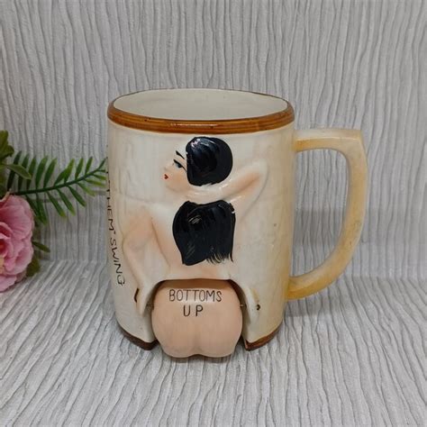 Nude Woman In Mug Etsy