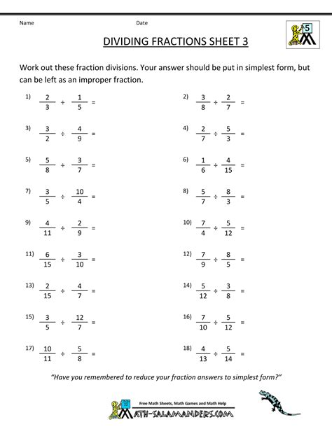 30++ Multiplying And Dividing Fractions Worksheets – Worksheets Decoomo