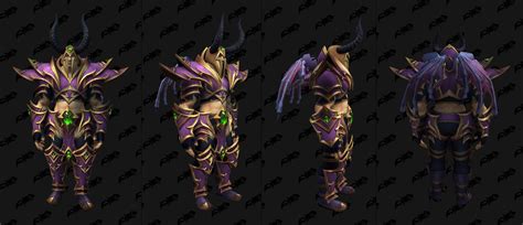 Dreadlord Armor Set Cosmetic Items Added In Patch 10 2 5 Shadowsbane