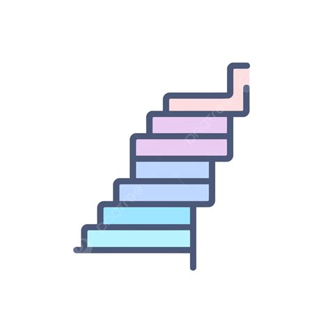 Icono Plano De Escaleras Vector Png Escalera Paso Icono Png Y Porn