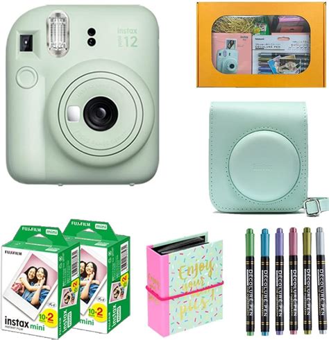 Amazon 富士フイルム インスタントカメラ チェキ Instax Mini 12 4点セット インスタントカメラ 通販