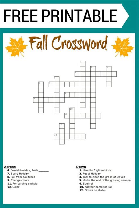 Printable Crosswords For Year Olds Sally Crossword Puzzles