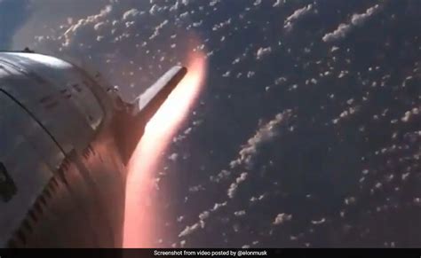 SpaceX Starship Stunning Return To Earth Moments Before It Was Lost ...