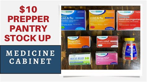 10 Prepper Pantry Stock Up For Your Medicine Cabinet Dollar Tree