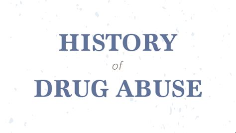 History of Drug Abuse -- Drug Issues Are Nothing New [Infographic]