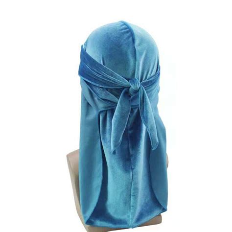 Velvet Durag Silky Headwrap Hat Cap Unisex Premium Du Doo Rag Wave