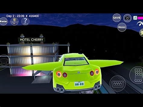 Polisi Genji Patroli Naik Mobil Terbang Sakura School Simulator