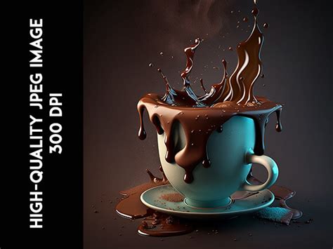Cup Liquid Hot Milk Chocolate Picture Graphic By Prosanjit Creative Fabrica