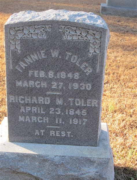 Fannie W Toler Find A Grave Memorial