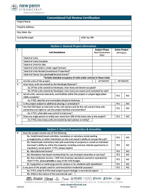 Fillable Online In Progress Conventional Full Lender Questionnaire