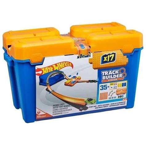Circuit de construction de briques HOT WHEELS Kit de 35 pièces pour enfant à partir de 4 ans