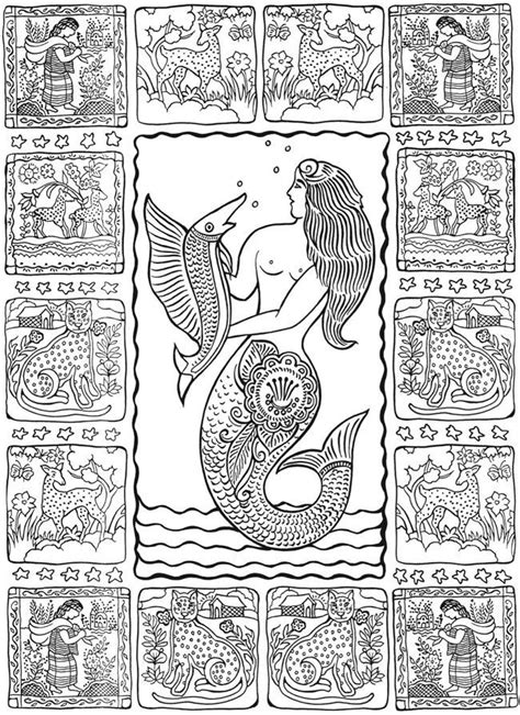 Mexican Folk Art Coloring Pages Coloring Home