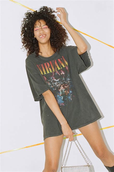 UO + Nirvana Unplugged T-Shirt Dress