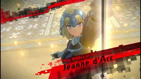 Fate Extella Link Jeanne Darc Character Trailer Youtube