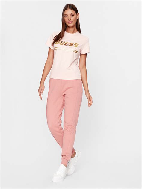 Guess Jogginghose V3bb14 Kbxx1 Rosa Regular Fit Modivo At