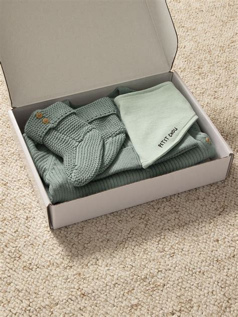 Box De Naissance Welcome Baby Pi Ces Mixte Vert Gris Kiabi