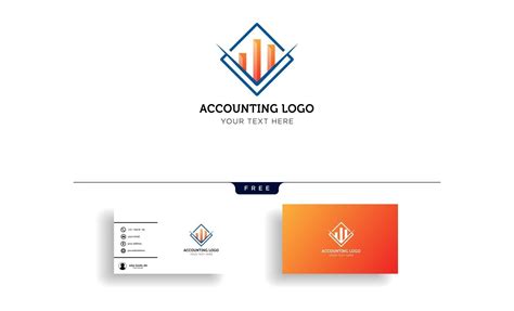 Accounting Finance Creative Logo Template Vector Isolated With Business