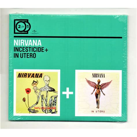 Nirvana Incesticide And In Utero 2 For 1 Digipack Cd 2 Cd Eu