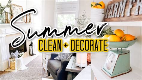 Summer Clean And Decorate Withme Living Room Decorating Amy Fritz