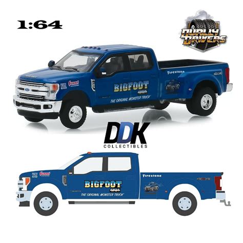 Greenlight 46020e 2019 Ford F 350 Bigfoot Dually Pickup Truck Diecast 1