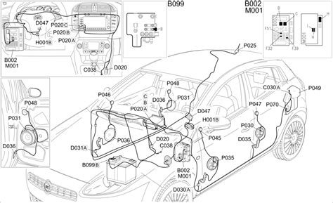 E3510 RADIO COMPONENT LOCATION HI FI SYSTEM CONNECT Fiat NUOVA