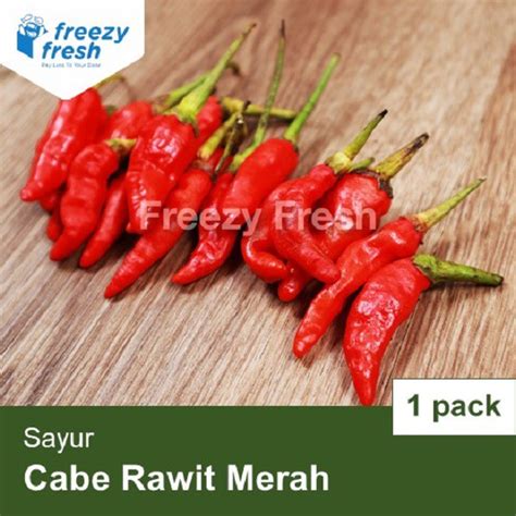 Jual Cabe Rawit Merah 1 Pack 150 Gr Shopee Indonesia