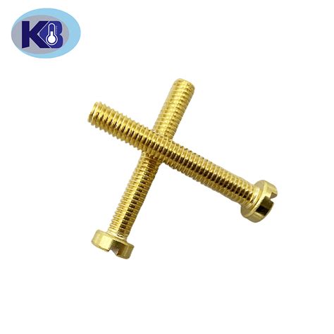 Quality Grade Cheese Head Slotted Brass Screws Certified Chrome Plated Brass Material Screw