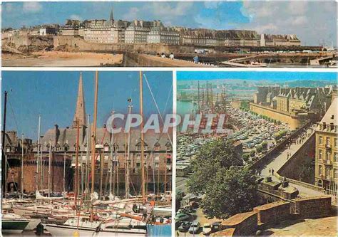 Cartes Postales Moderne Bretagne Cote D Emeraude Saint Malo Cite