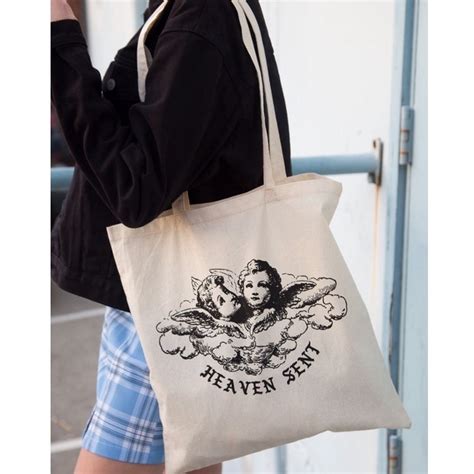 Heaven SENT TOTEBAG BRANDY MELVILLE CUSTOM TOTEBAG Y2K BAG