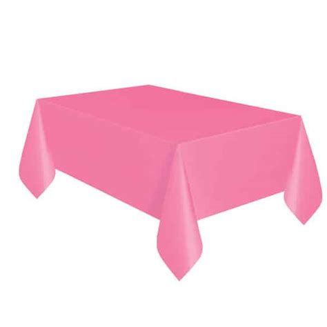 Mantel De Plástico Rosa Fuerte 274Cm X 137Cm Misfiestas es