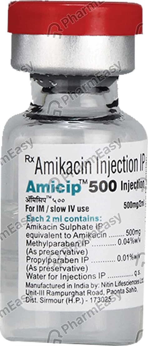 Amicip 500 MG Injection 2 Uses Side Effects Price Dosage PharmEasy