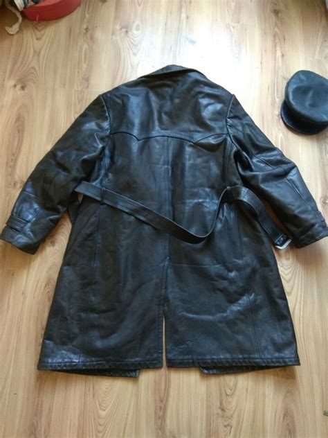 Vintage Sovi Tique Militaire Uniforme Trench Trench Coat Nkvd Etsy