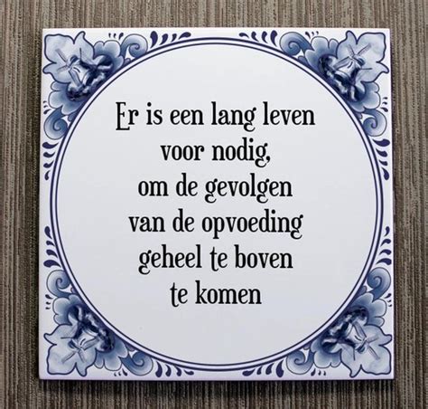 Tegeltje Met Spreuk Tegeltjeswijsheid Er Is Een Lang Leven Voor